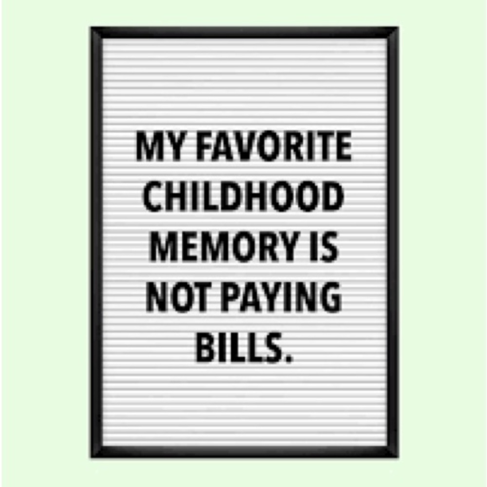 One of the joys of childhood :)